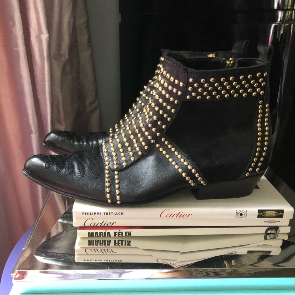 ANINE BING Charlie Boot Gold